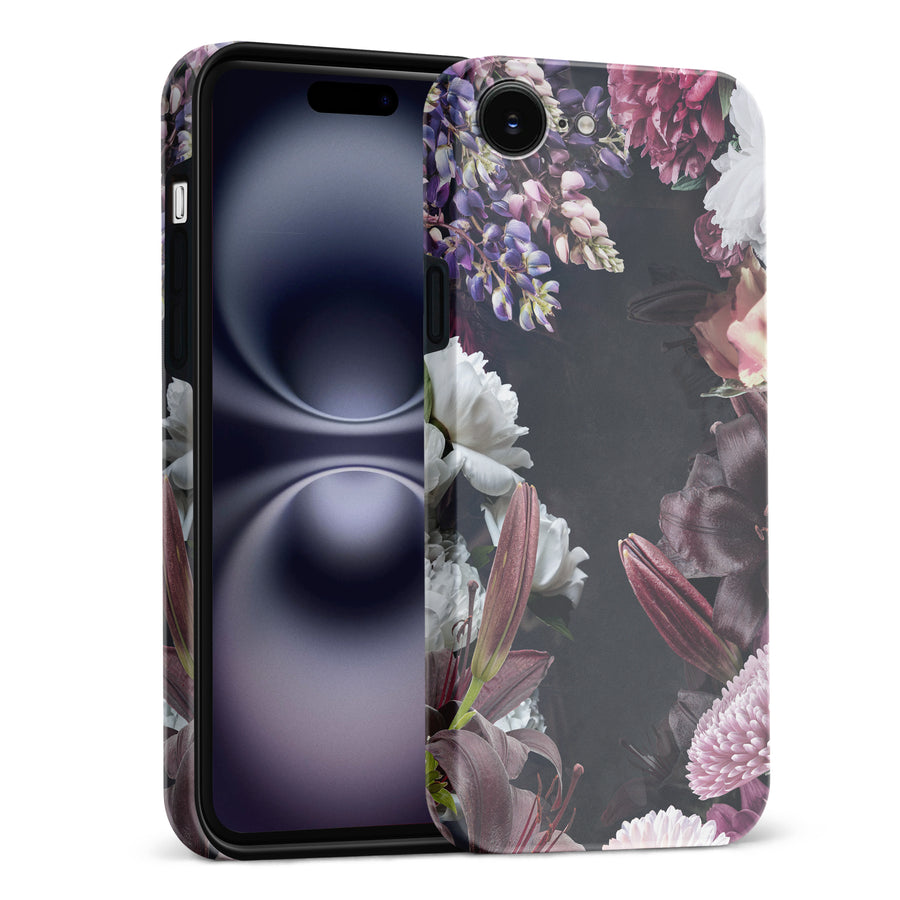 Framed Florals Dark Floral Phone Case