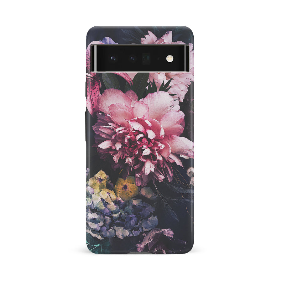 Google Pixel 6A Flower Garden Phone Case in Pink