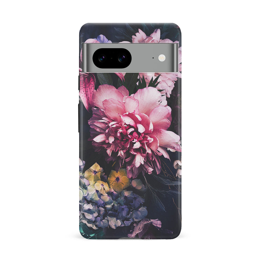 Google Pixel 8A Flower Garden Phone Case in Pink