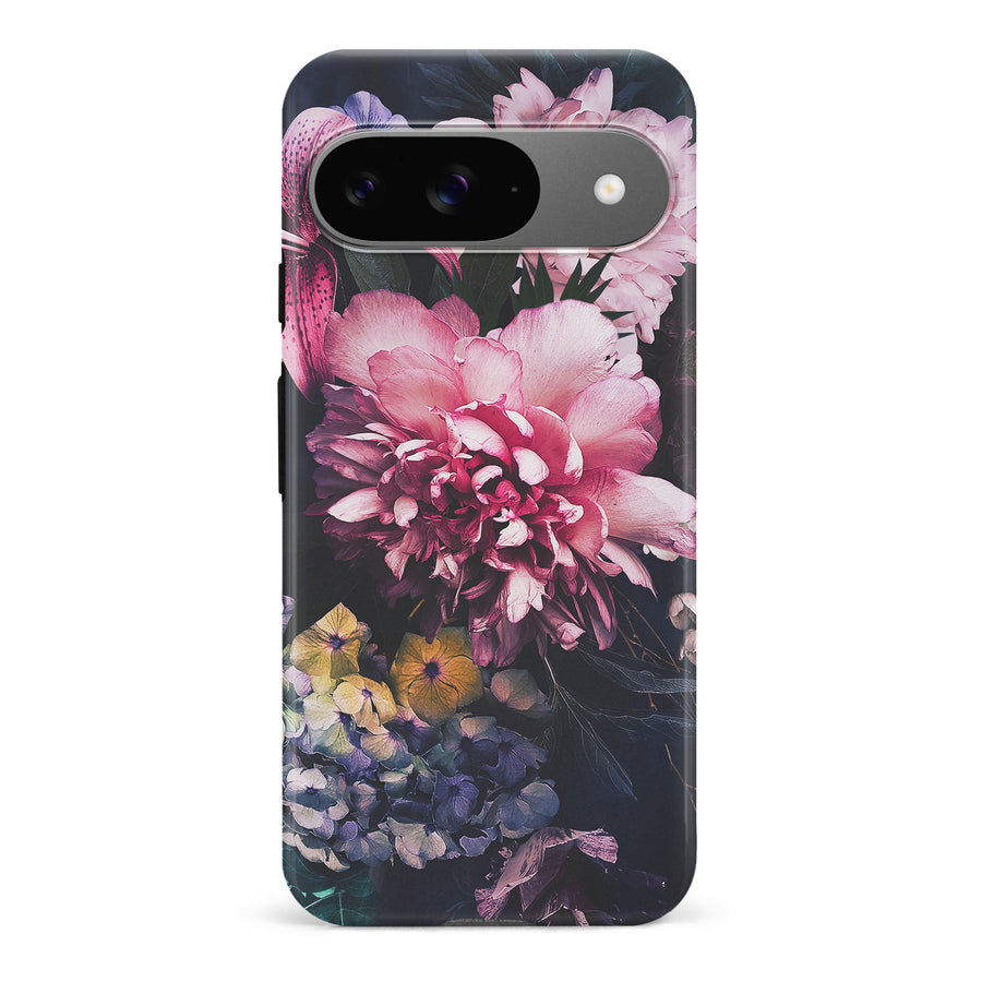 Google Pixel 9 Flower Garden Phone Case in Pink