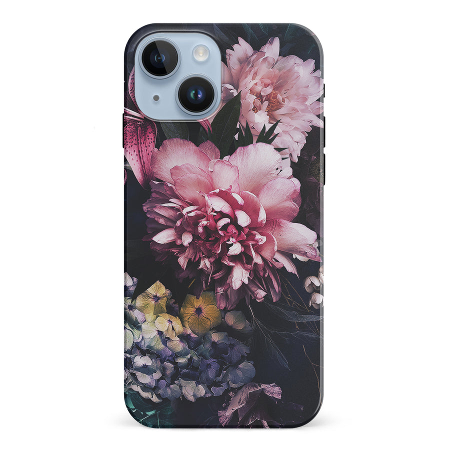 iPhone 15 Flower Garden Phone Case in Pink