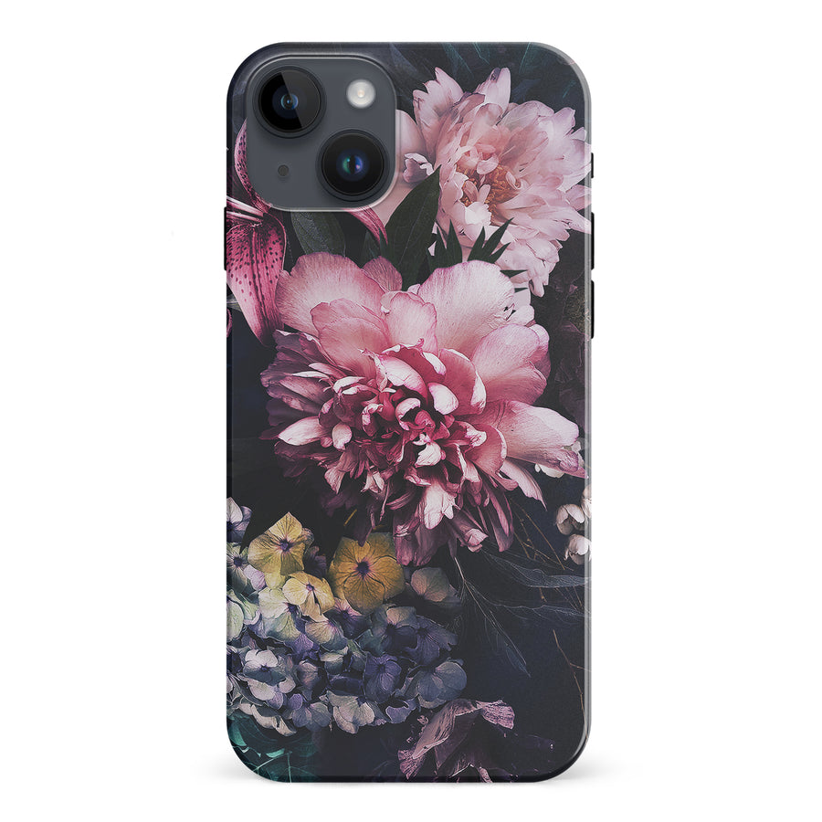 iPhone 15 Plus Flower Garden Phone Case in Pink