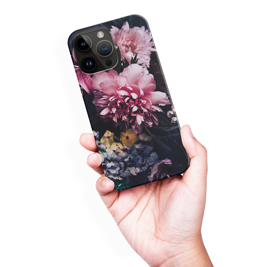 iPhone 15 Pro Max Flower Garden Phone Case in Pink