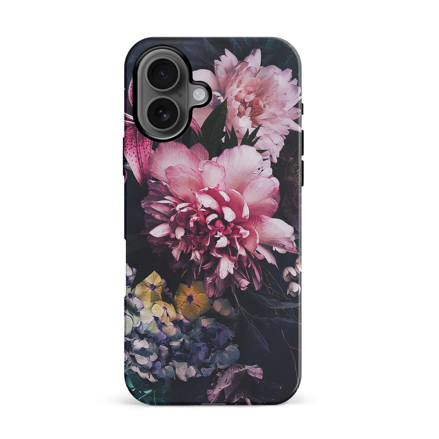 iPhone 16 Flower Garden Phone Case in Pink