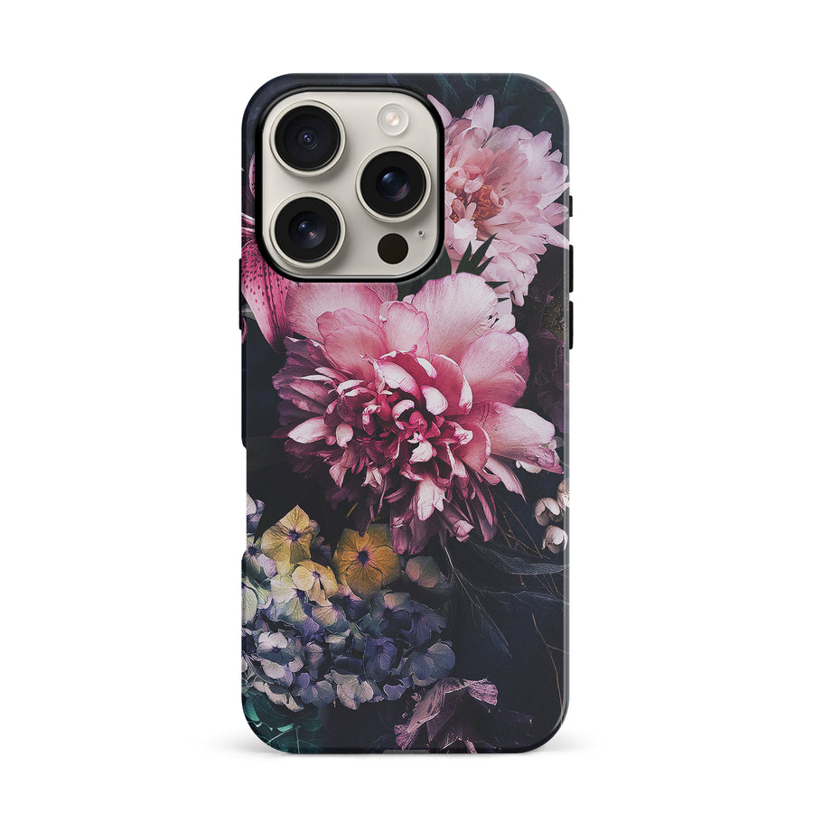 iPhone 16 Pro Flower Garden Phone Case in Pink