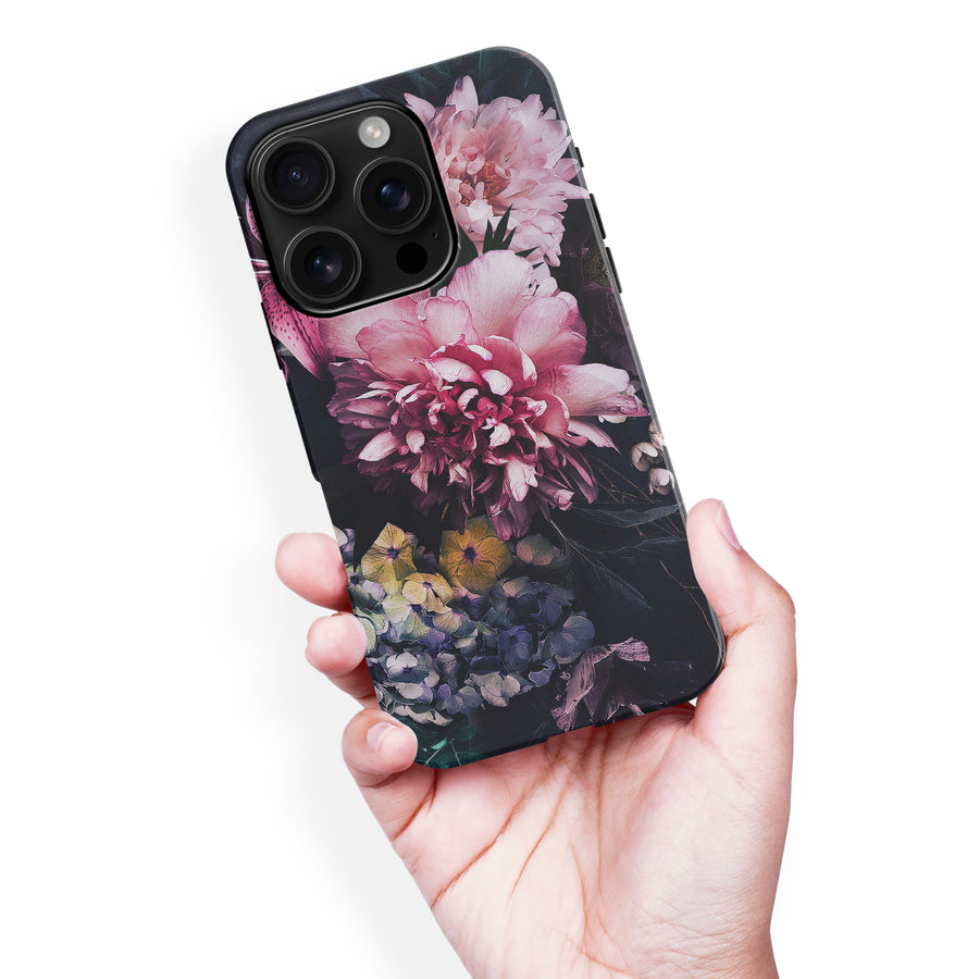 iPhone 16 Pro Max Flower Garden Phone Case in Pink