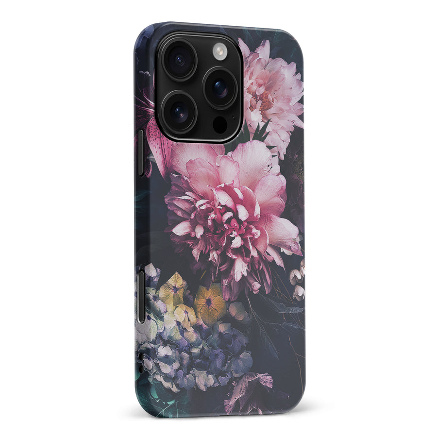 iPhone 16 Pro Max Flower Garden Phone Case in Pink