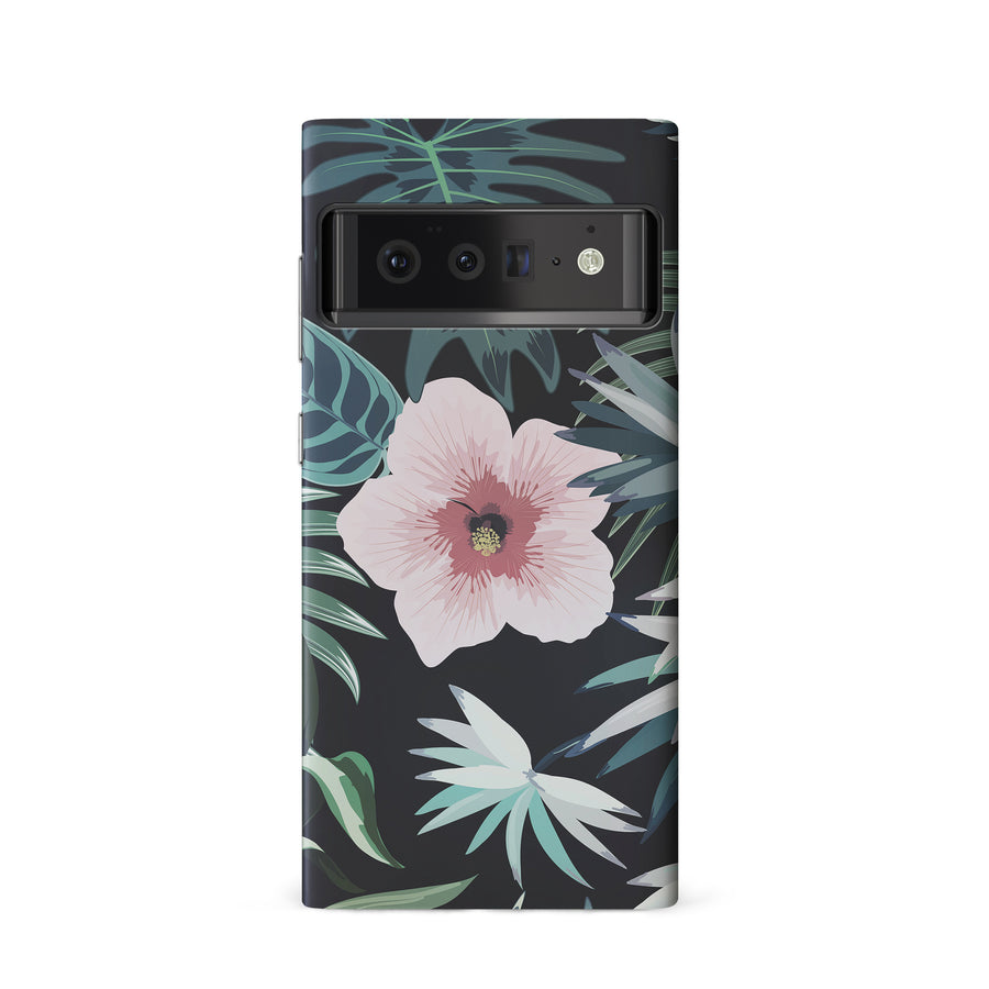 Google Pixel 6 Tropical Arts Phone Case in Black