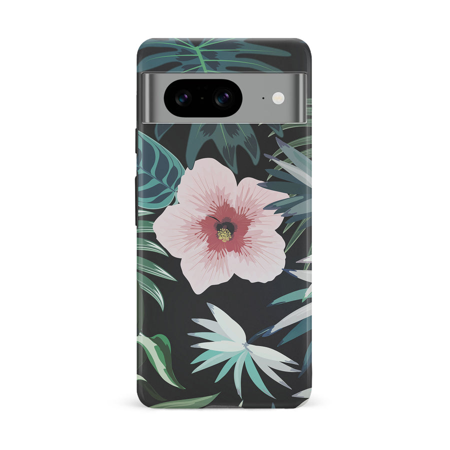 Google Pixel 8 Tropical Arts Phone Case in Black
