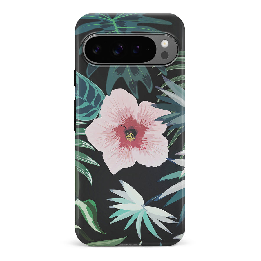 Google Pixel 9 Pro Tropical Arts Phone Case in Black