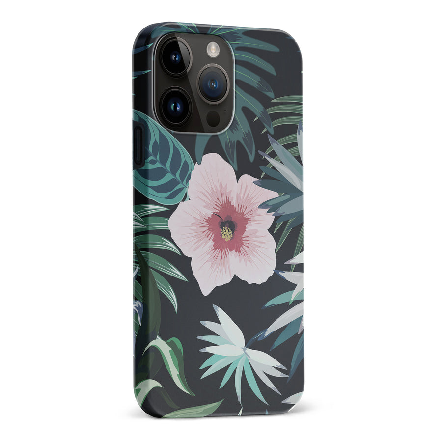 iPhone 15 Pro Max Tropical Arts Phone Case in Black