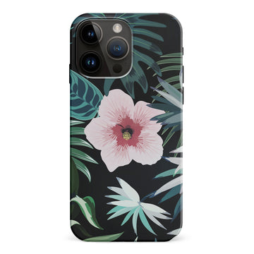 iPhone 15 Pro Max Tropical Arts Phone Case in Black
