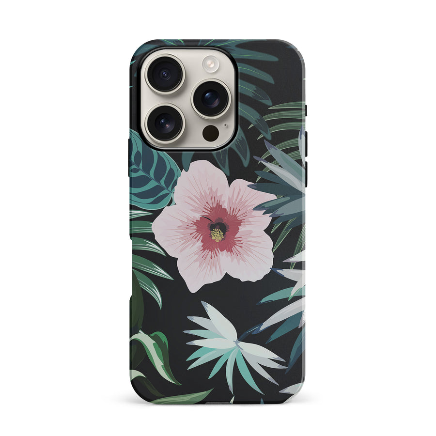 iPhone 16 Pro Tropical Arts Phone Case in Black