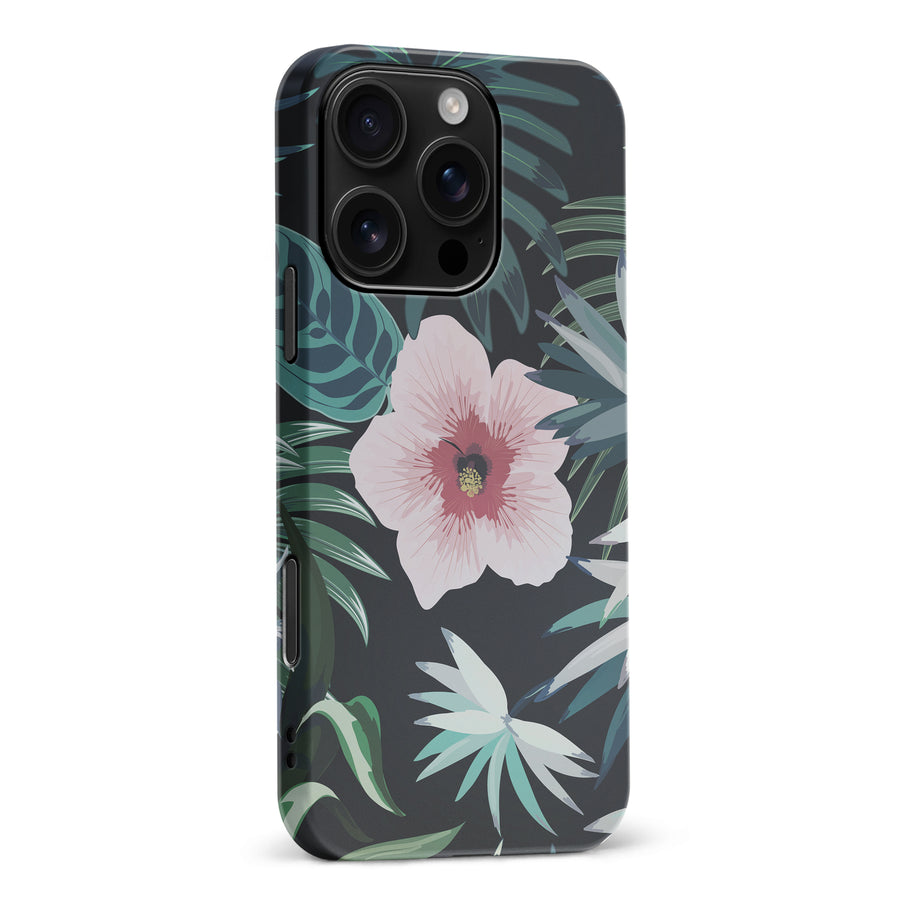 iPhone 16 Pro Max Tropical Arts Phone Case in Black