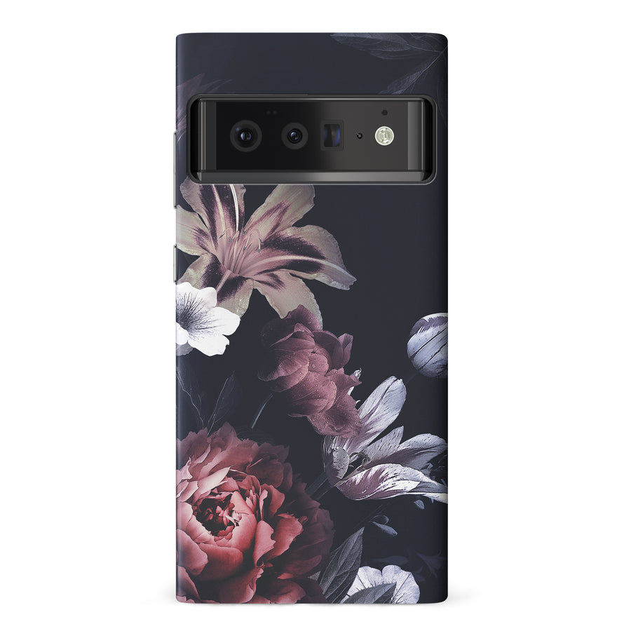 Google Pixel 6 Pro Flower Garden Phone Case in Black