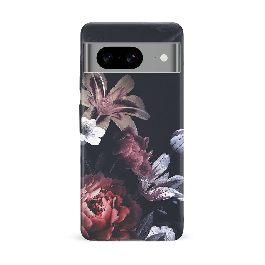 Google Pixel 8 Flower Garden Phone Case in Black