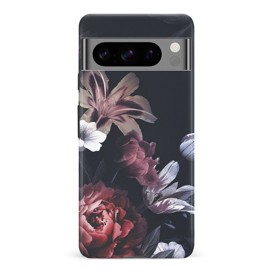 Google Pixel 8 Pro Flower Garden Phone Case in Black