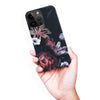 iPhone 15 Pro Max Flower Garden Phone Case in Black