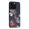 iPhone 16 Pro Max Flower Garden Phone Case in Black