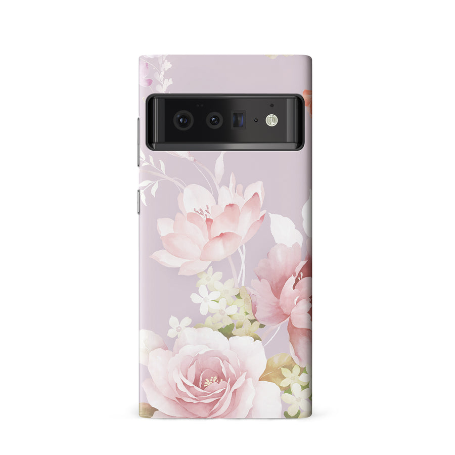 Google Pixel 6 Pink Floral Phone Case