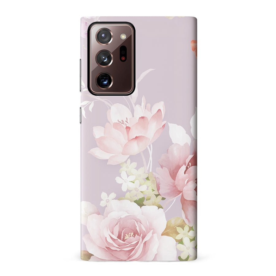 Samsung Galaxy Note 20 Ultra Pink Floral Phone Case