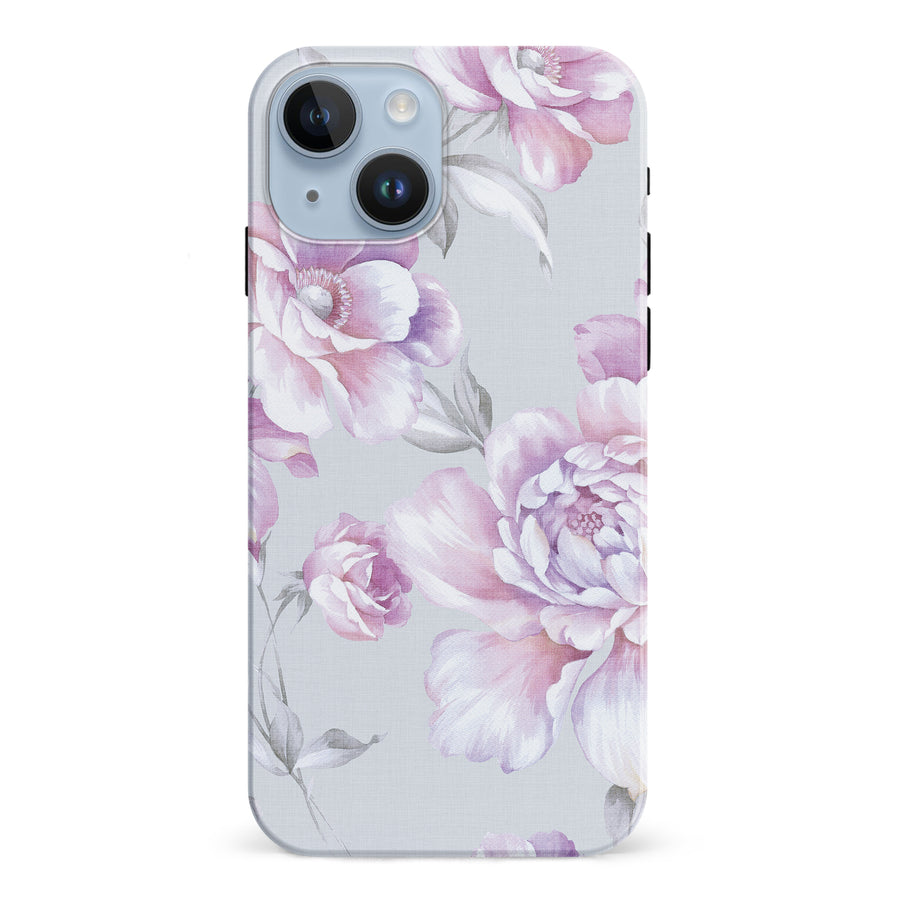 iPhone 15 Blossom Phone Case in White