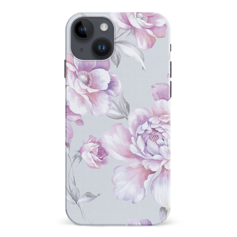 iPhone 15 Plus Blossom Phone Case in White