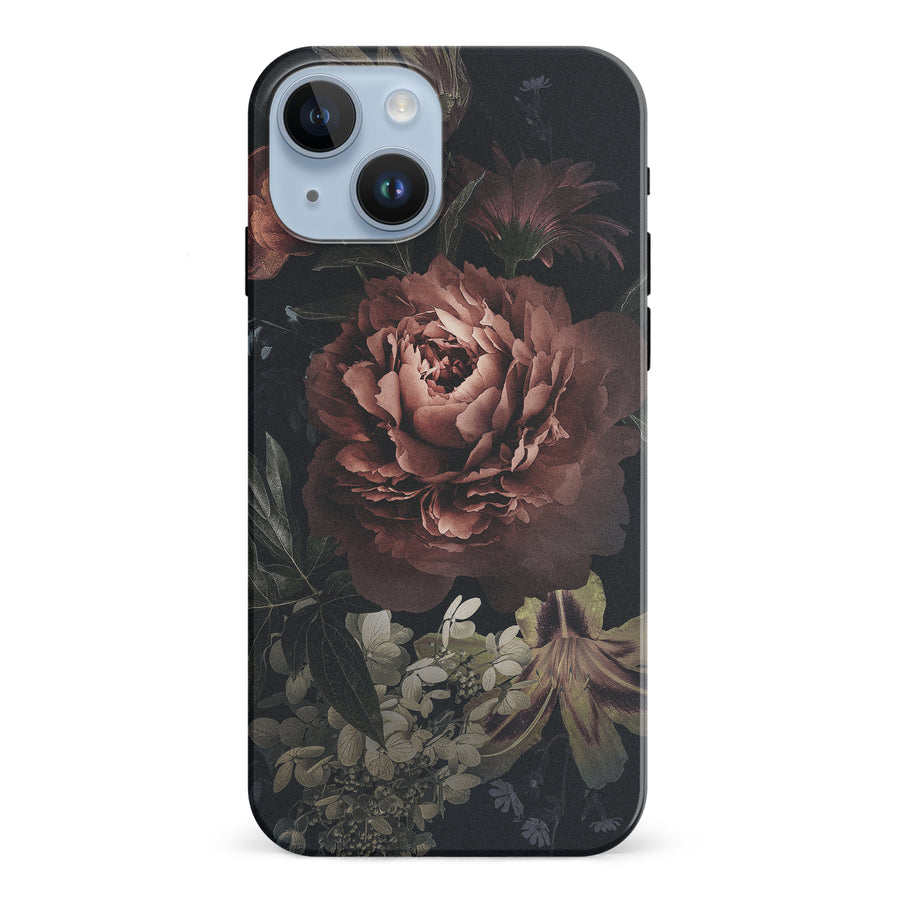 iPhone 15 Blossom Phone Case in Black
