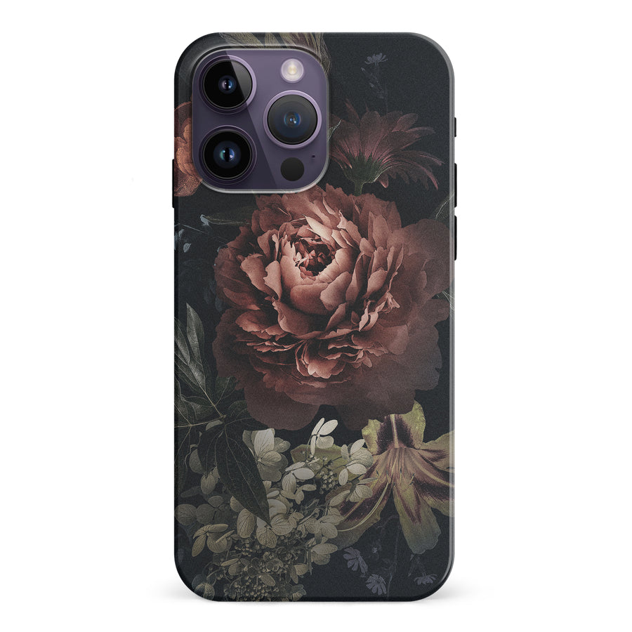 iPhone 15 Pro Blossom Phone Case in Black