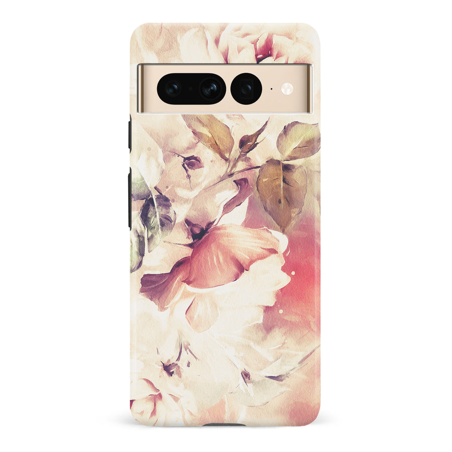 Google Pixel 7 Pro Blossom Phone Case in Cream