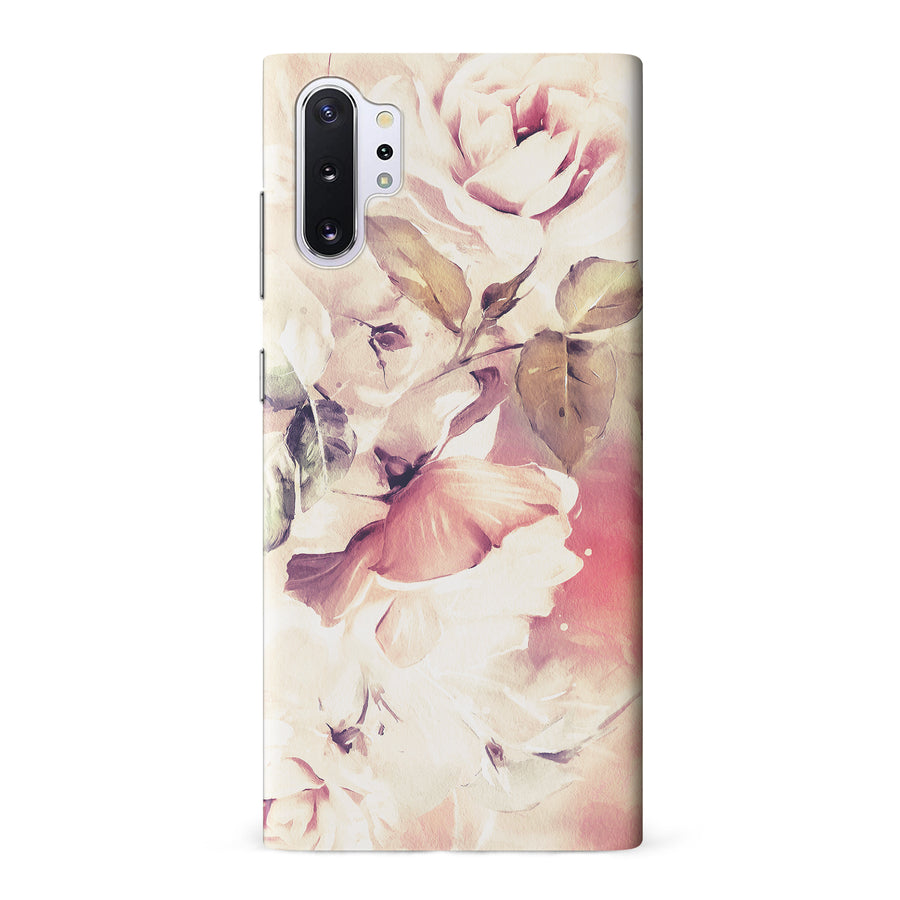Samsung Galaxy Note 10 Plus Blossom Phone Case in Cream
