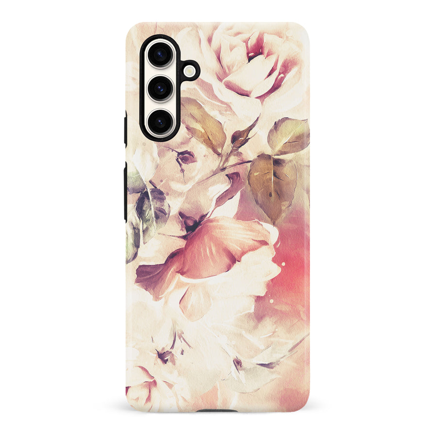 Samsung S23 FE Blossom Phone Case in Cream