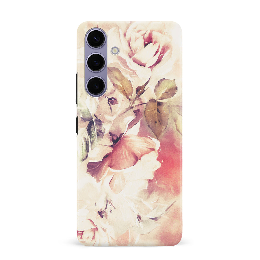 Samsung Galaxy S24 Plus Blossom Phone Case in Cream