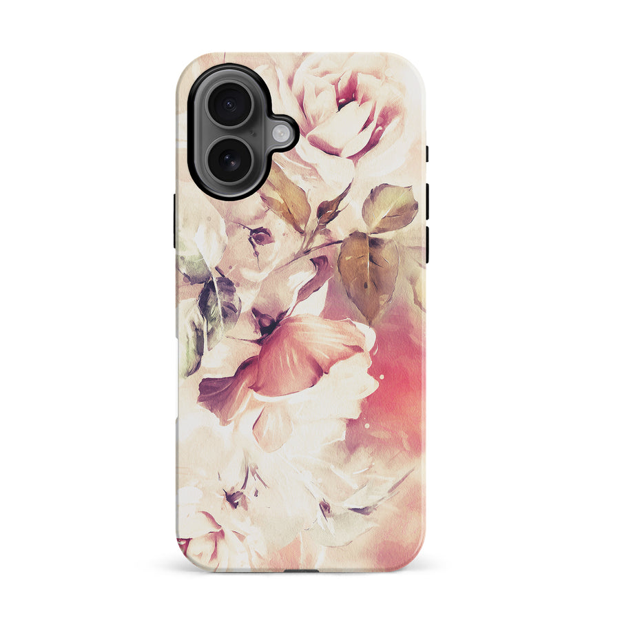 iPhone 16 Blossom Phone Case in Cream