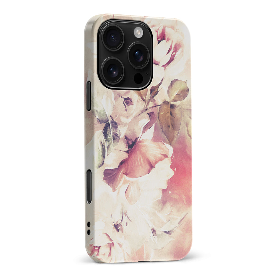 iPhone 16 Pro Max Blossom Phone Case in Cream