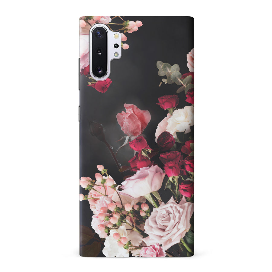 Samsung Galaxy Note 10 Plus Roses Phone Case in Black