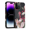 iPhone 15 Pro Max Roses Phone Case in Black
