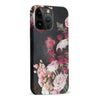 iPhone 15 Pro Max Roses Phone Case in Black