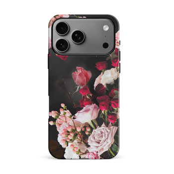 iPhone 17 Pro Max Pink & Red Roses One Floral Phone Case