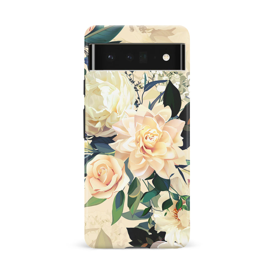 Google Pixel 6A Carnation Phone Case in Yellow