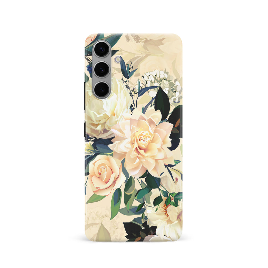 Carnation Yellow Floral Phone Case