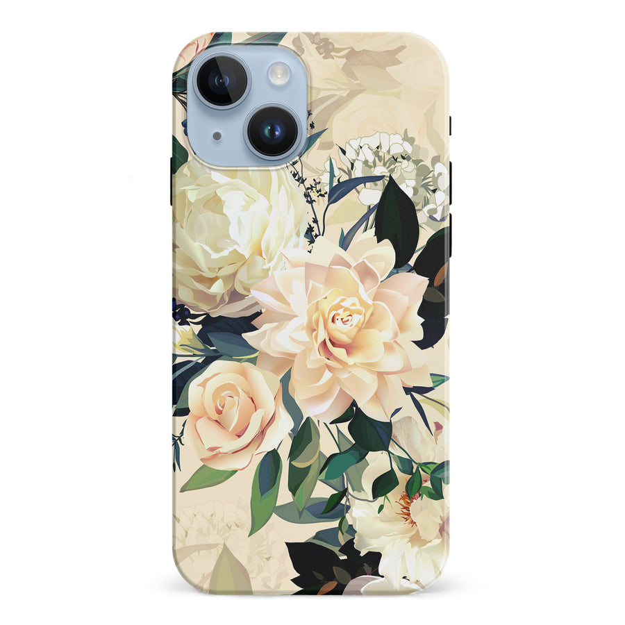 iPhone 15 Carnation Phone Case in Yellow