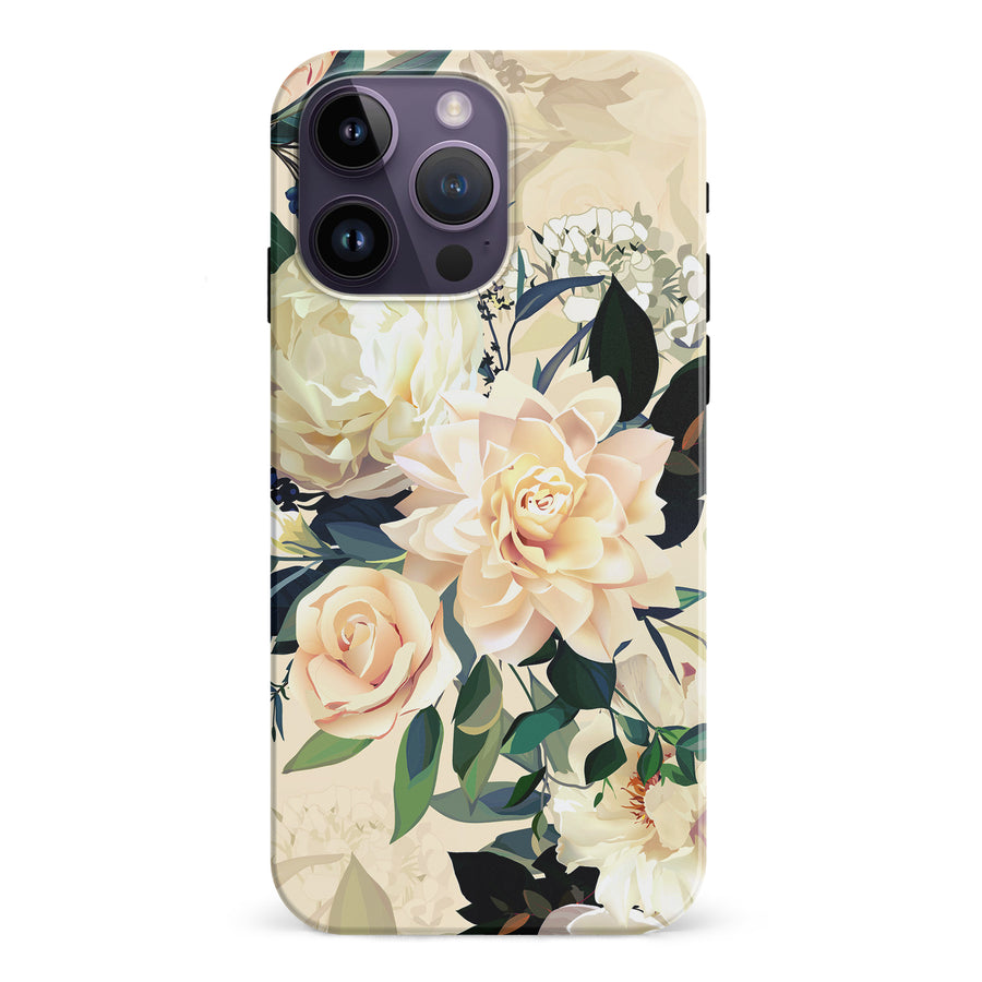 iPhone 15 Pro Carnation Phone Case in Yellow