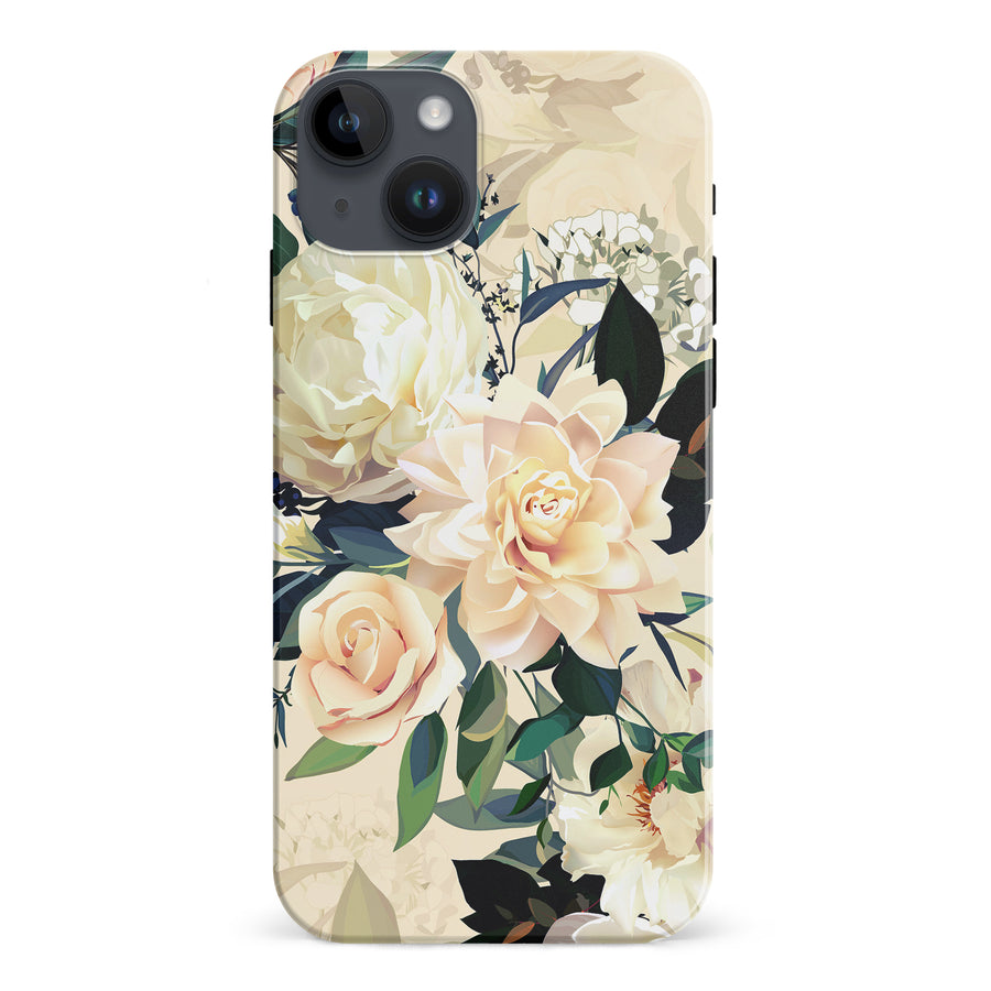 iPhone 15 Plus Carnation Phone Case in Yellow