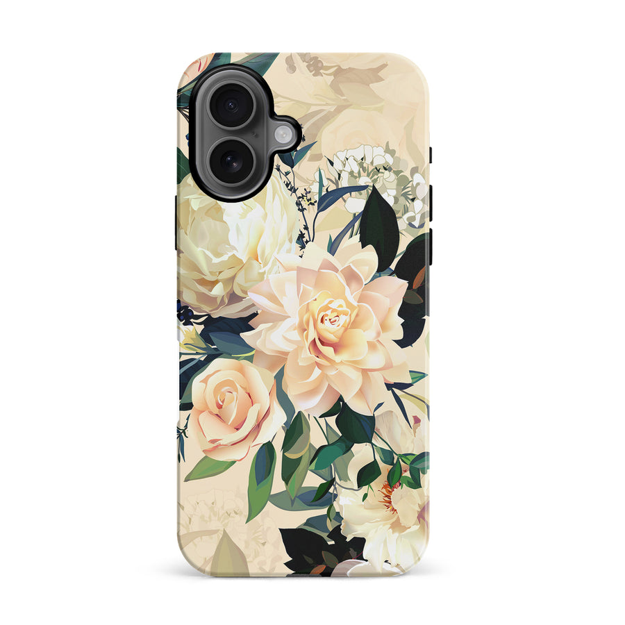 iPhone 16 Carnation Phone Case in Yellow