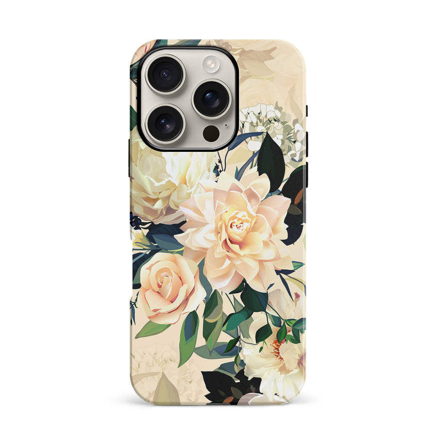 iPhone 16 Pro Carnation Phone Case in Yellow