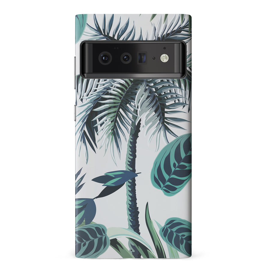Google Pixel 6 Pro Coconut Tree Phone Case in White