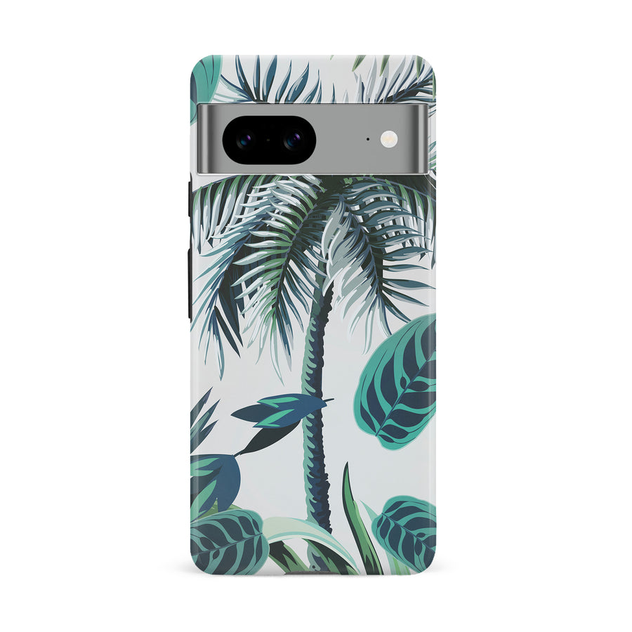 Google Pixel 8A Coconut Tree Phone Case in White