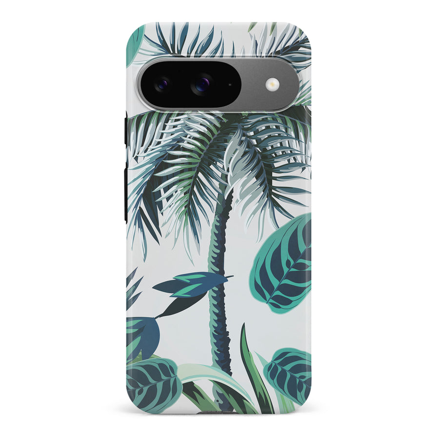 Google Pixel 9 Coconut Tree Phone Case in White