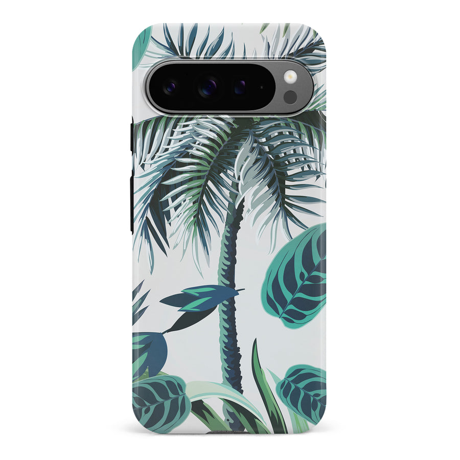 Google Pixel 9 Pro Coconut Tree Phone Case in White